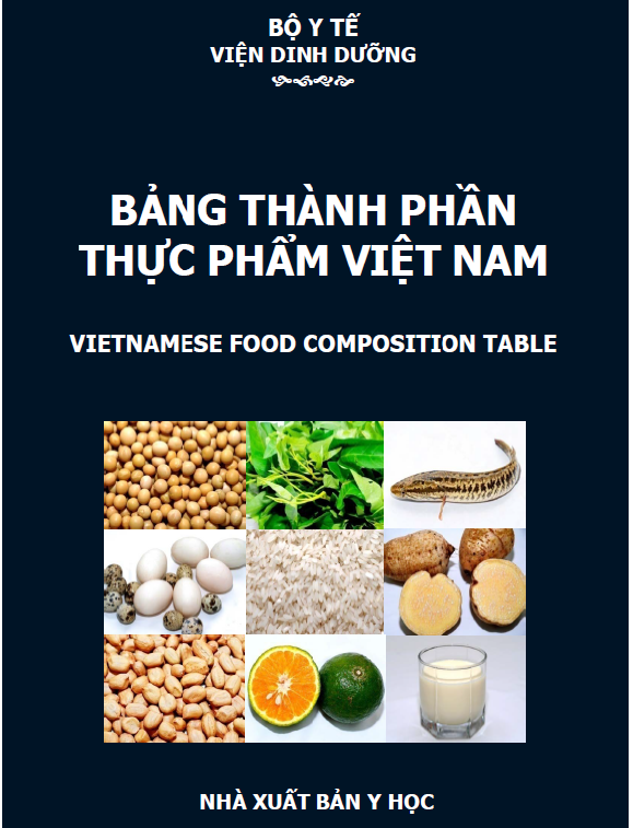 Bảng thành phần thực phẩm Việt nam